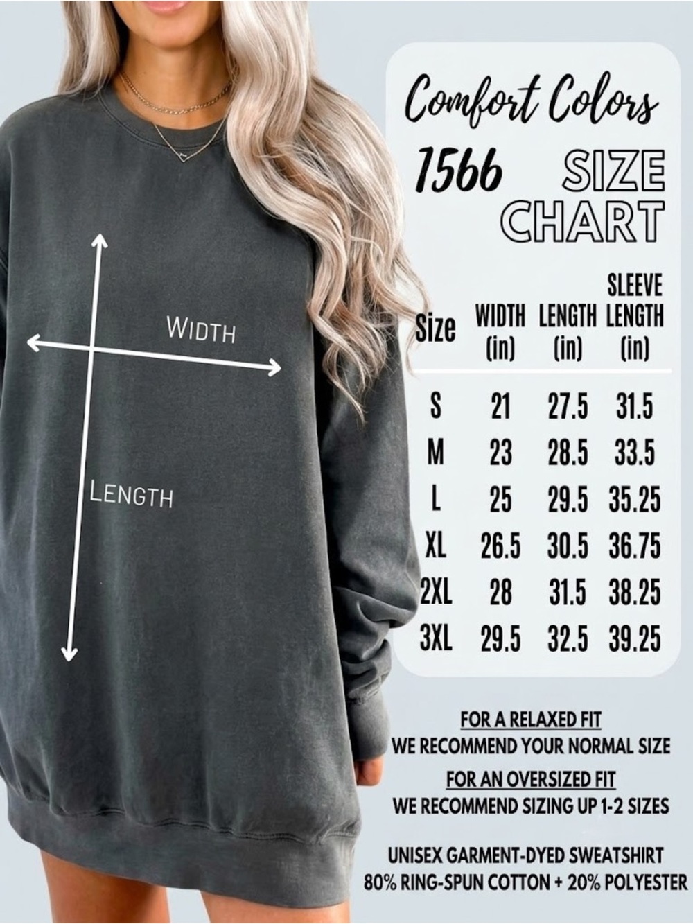 Comfort Colors Pumpkin Cat Fall Autumn Graphic Sweatshirt - Picture 3 of 3